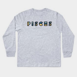 PIsces Kids Long Sleeve T-Shirt